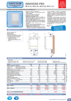 options pour innovens pro mca 45 &agrave; 115