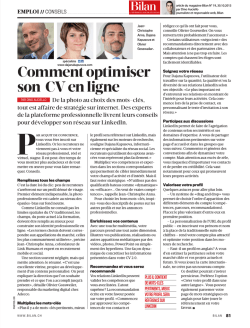 Comment optimiser son CV en ligne