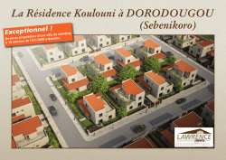 La Résidence Koulouni à DORODOUGOU