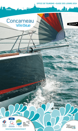 guide des loisirs 2014 - Office de Tourisme de Concarneau