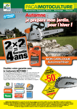 Catalogue Automne/Hiver 2014