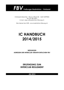 IC HANDBUCH 2014/2015
