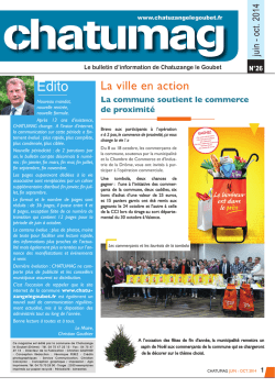 CHATUMAG SEPT. 2014 OK.indd - Commune de Chatuzange Le
