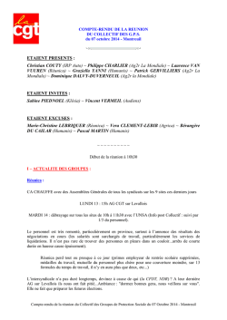 CR &agrave; t&eacute;l&eacute;charger - F&eacute;d&eacute;ration des Organismes Sociaux
