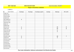 Deuxi&egrave;me ann&eacute;e LMD.