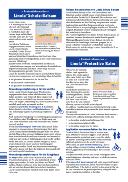 Linola&reg; Schutz-Balsam Linola&reg; Protective Balm