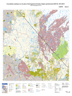 Format PDF, 3,86 Mo - Minist&egrave;re des For&ecirc;ts, de la Faune et des Parcs