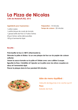 La Pizza de Nicolas