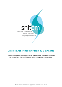 Télécharger la liste des adhérents en pdf