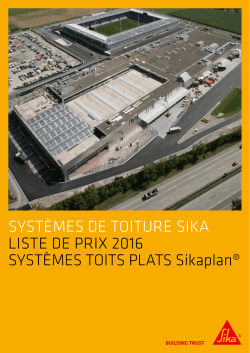 Télécharger le pdf - Roofing Sika Schweiz