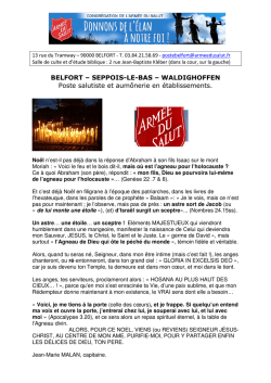 BELFORT &ndash; SEPPOIS-LE-BAS &ndash; WALDIGHOFFEN