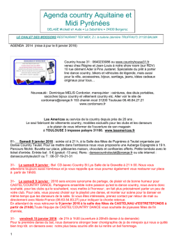Bals et &eacute;v&egrave;nements 2016 de la r&eacute;gion
