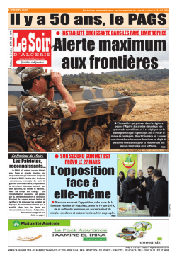 PAGE GABARIT - Le Soir d`Alg&eacute;rie