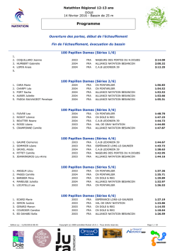 Programme - AbcNatation
