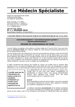 Le M&eacute;decin Sp&eacute;cialiste