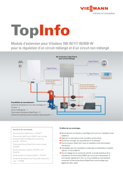 Module d`extension pour Vitodens 100-W/111-W/050