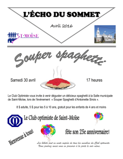 T&eacute;l&eacute;chagez le journal en format PDF - Municipalit&eacute; de St