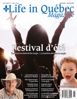 Festival d`été - Life in Québec