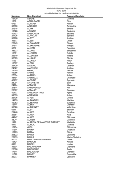 (liste pdf). - Demain