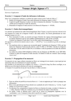 S1_TD - CPGE TSI Lycée Louis Vincent
