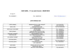 SAVI SARL - 11 rue saint honoré - 06200 NICE