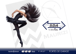 Catalogue 2014 - SDA-BFT