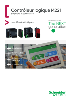 Contr&ocirc;leur logique M221