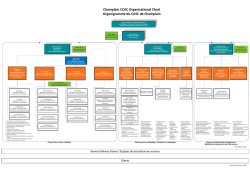 Champlain CCAC Organizational Chart Organigramme du CASC de