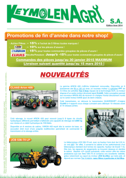 Promo Avant Saison 2014 FR