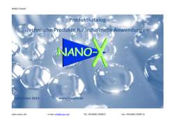 Produktkatalog Technische Produkte f&uuml;r industrielle Anwendungen