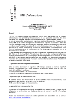 La notion de parcours dans le nouveau LMD