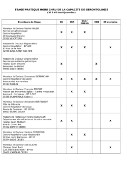 Directeurs de stages