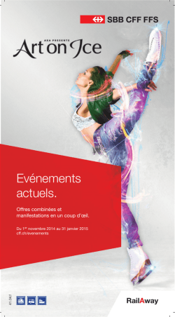 Ev&eacute;nements actuels.