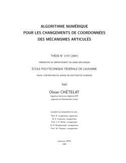 Olivier CH&Eacute;TELAT - Infoscience