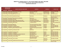 Ministry of Gender Equality, Child Development and Family Welfare