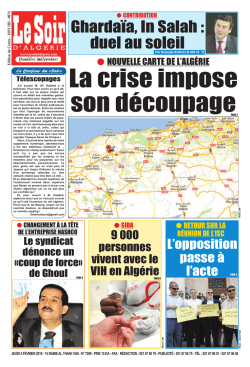 PAGE GABARIT - Le Soir d`Alg&eacute;rie