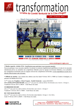 lire - Rugby Club Cestadais