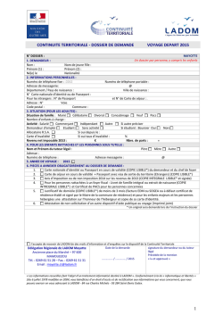 Mayotte dossier CT 2015