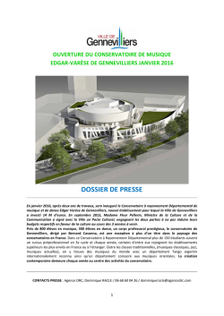ouverture du conservatoire de musique edgar-var&egrave;se