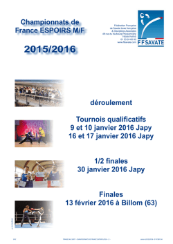 le championnat de france espoirs