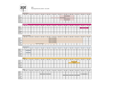 ARPE Planning g&eacute;n&eacute;ral des activit&eacute;s