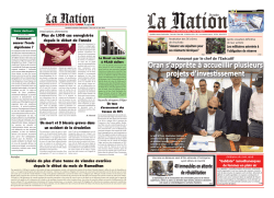 central (Page 1) - La Nation Arabe