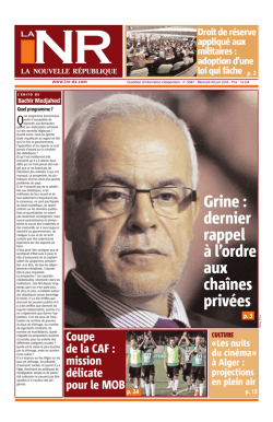 Adoption d`une loi qui «fâche