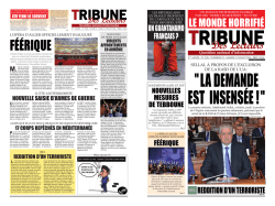 le monde horrifi&eacute;