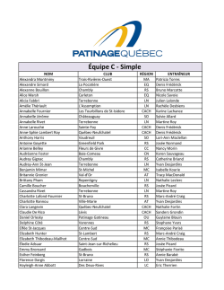 &Eacute;quipe C - Simple