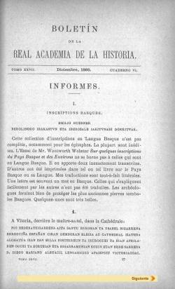 INFORMES . - Biblioteca Virtual Miguel de Cervantes