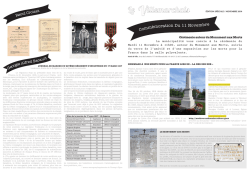 Com moration Du 11 Novembre