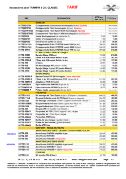TARIF - Mecatwin