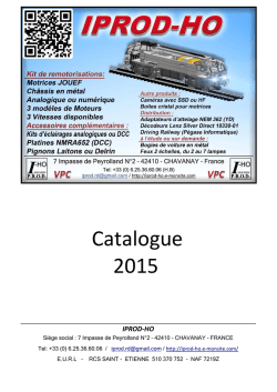 Catalogue 2015 - iprod-ho