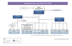 Organigramme de la haute direction du CHUM